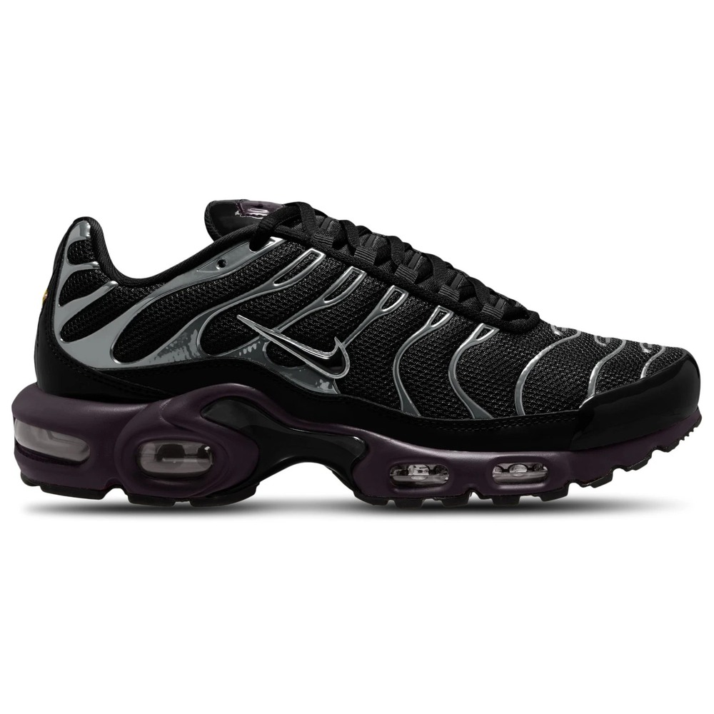 Women's Size 6.5 Nike Air Max Plus SE Black Chrome Running Shoes HJ9743-001 NEW